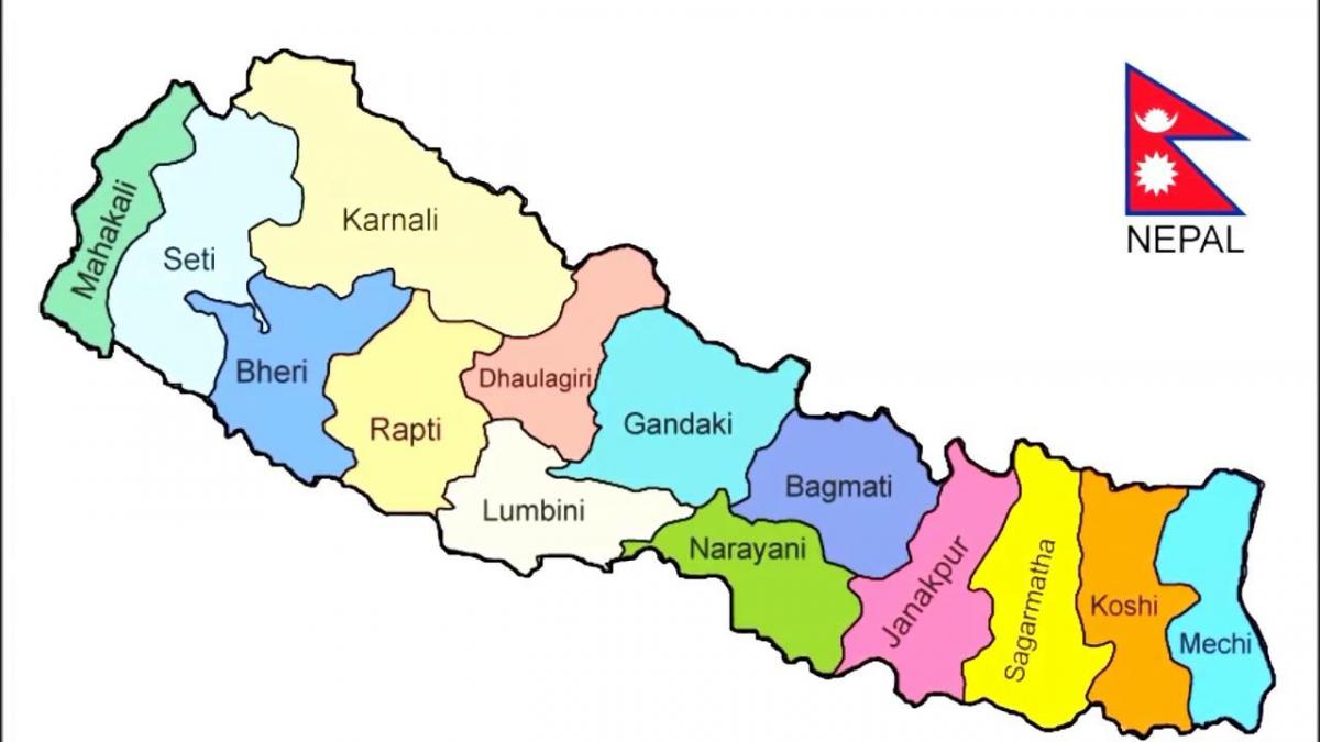 להראות את המפה של נפאל