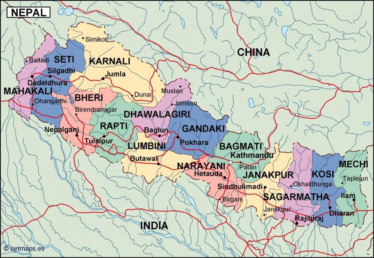 מפה דיגיטלית, נפאל