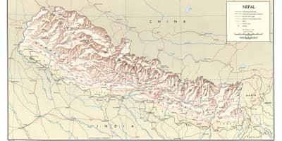 שדות התעופה בנפאל מפה