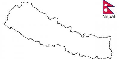 מפה של נפאל המתאר.