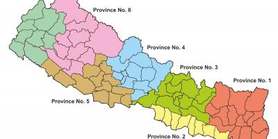 מפת המדינה של נפאל